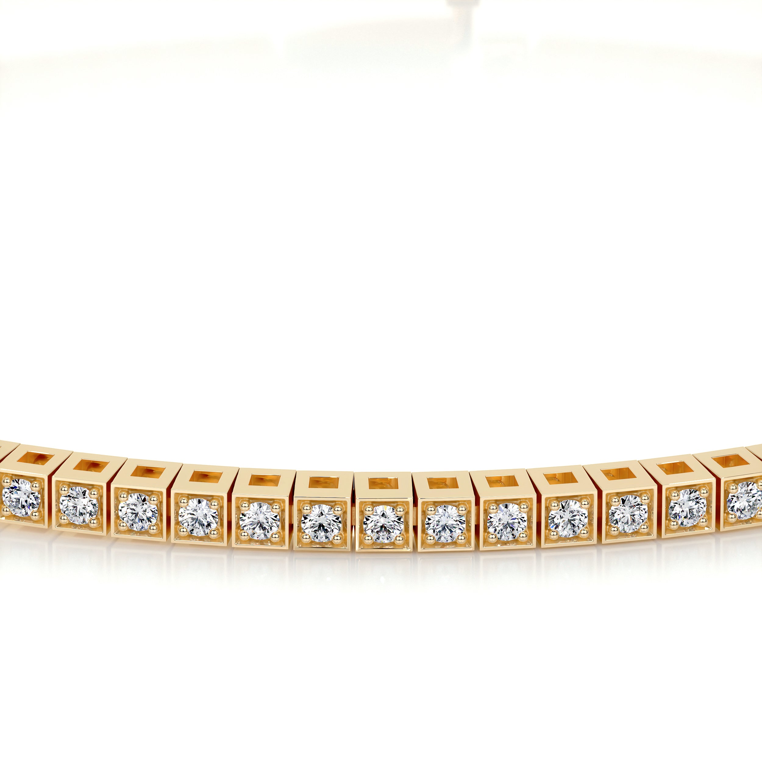 Georgina Diamond Lab Grown Tennis Bracelet   (2.00 Carat) -18K Yellow Gold