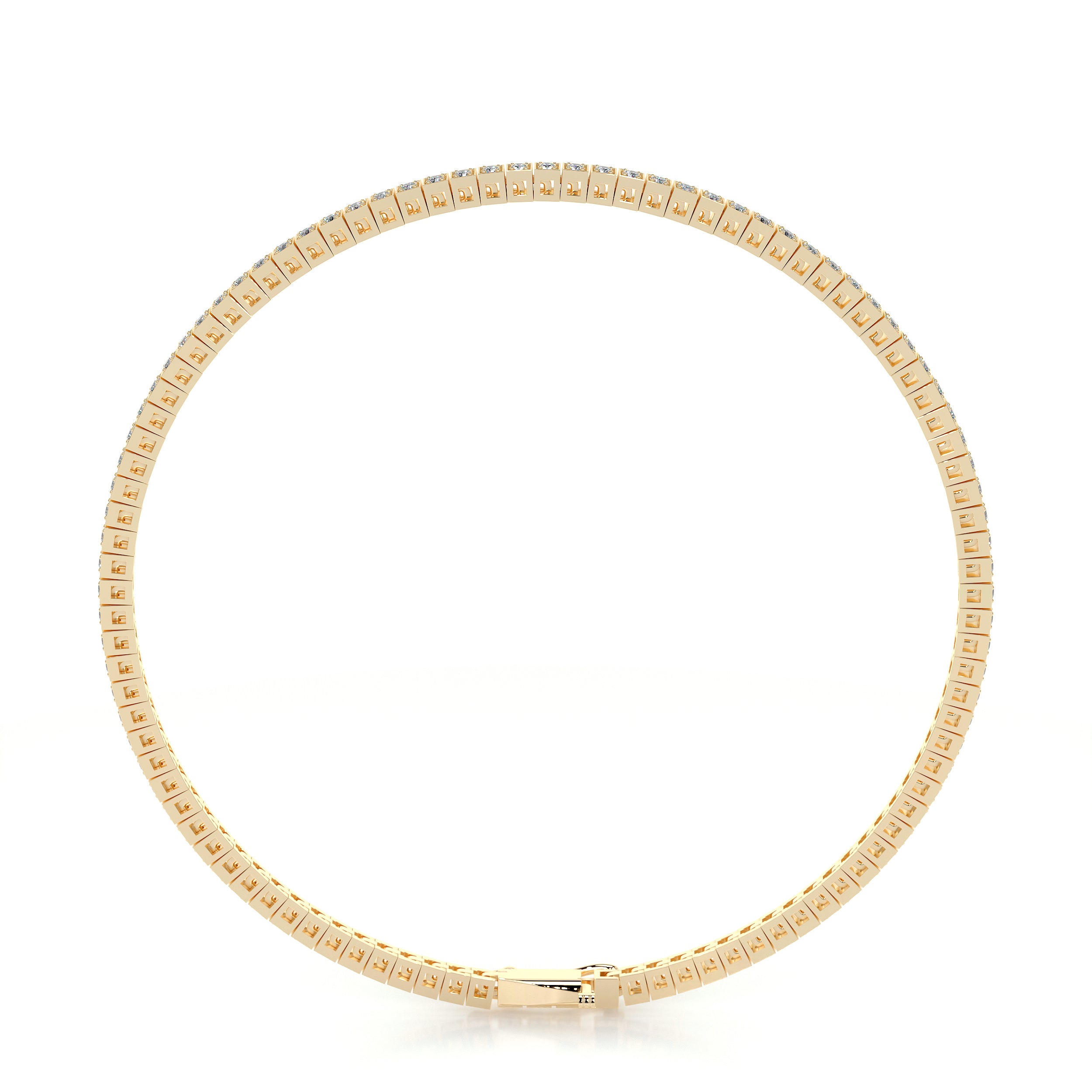 Georgina Diamond Tennis Bracelet   (2.00 Carat) -18K Yellow Gold