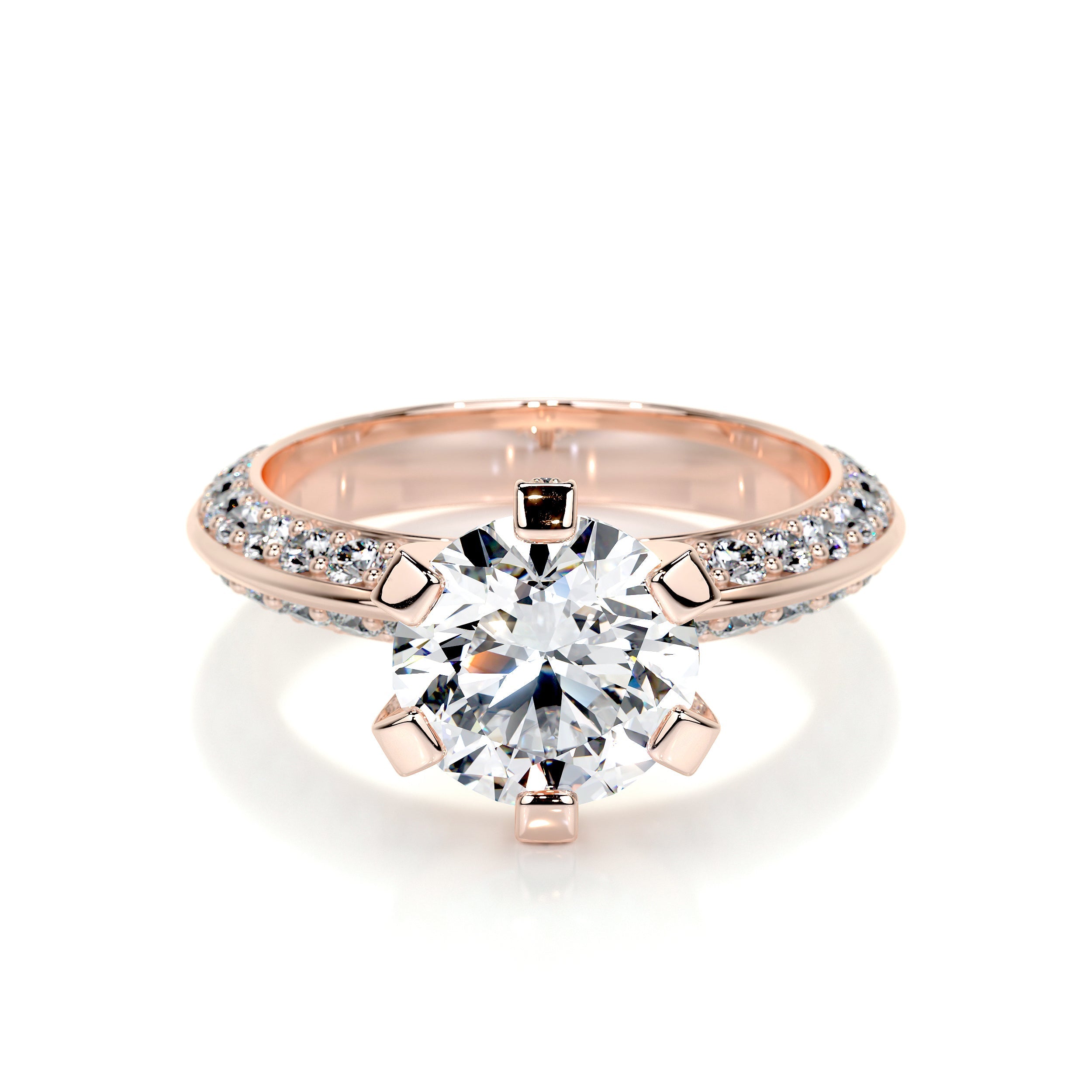Eliana Lab Grown Diamond Ring   (2.00 Carat) -14K Rose Gold