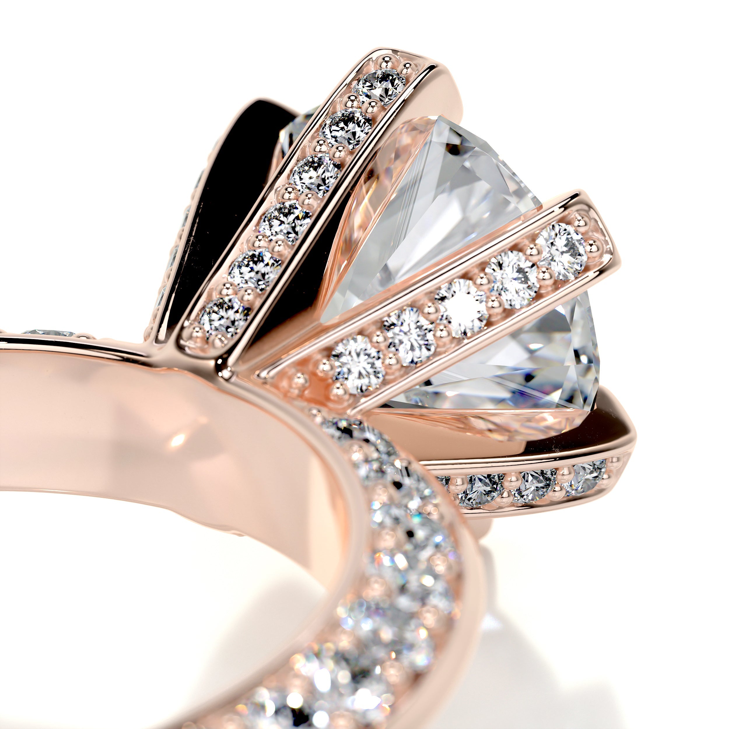 Eliana Diamond Engagement Ring -14K Rose Gold