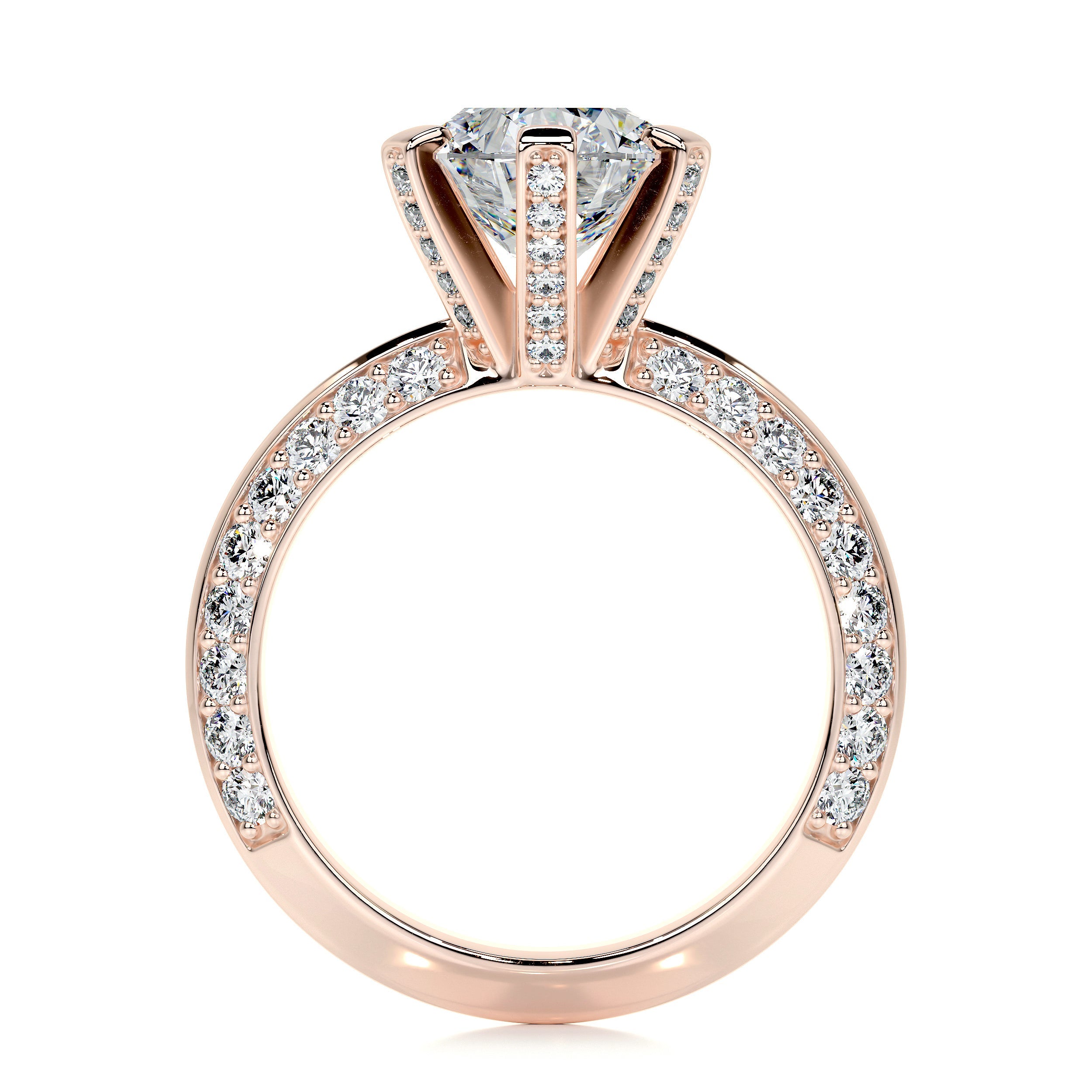 Eliana Lab Grown Diamond Ring   (2.00 Carat) -14K Rose Gold