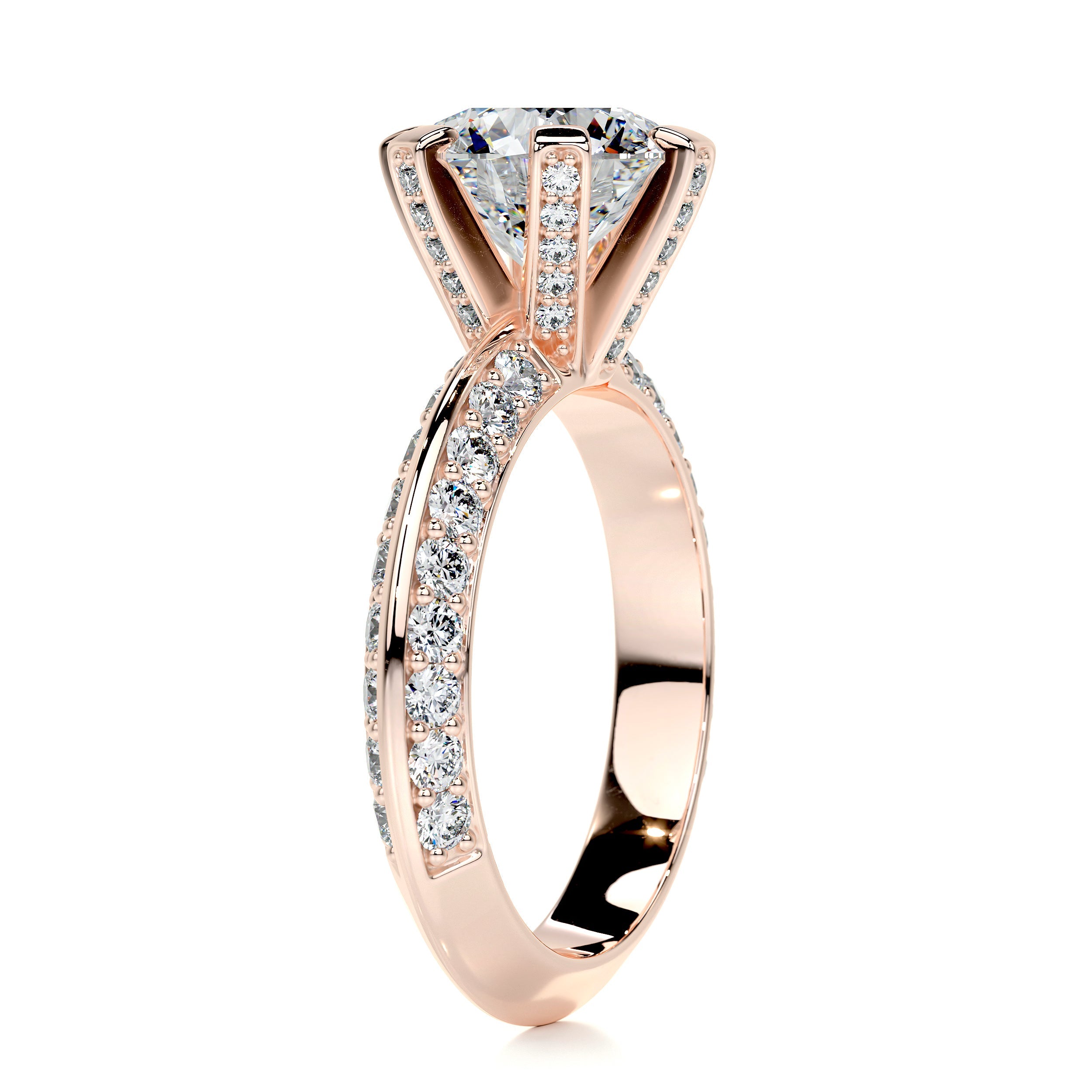 Eliana Diamond Engagement Ring -14K Rose Gold