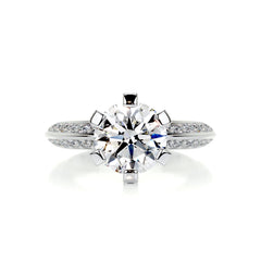 Eliana Diamond Engagement Ring -18K White Gold