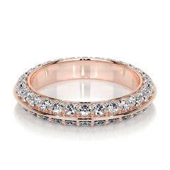 Eliana Lab Grown Diamonds Wedding Ring (0.50 Carat) -14K Rose Gold