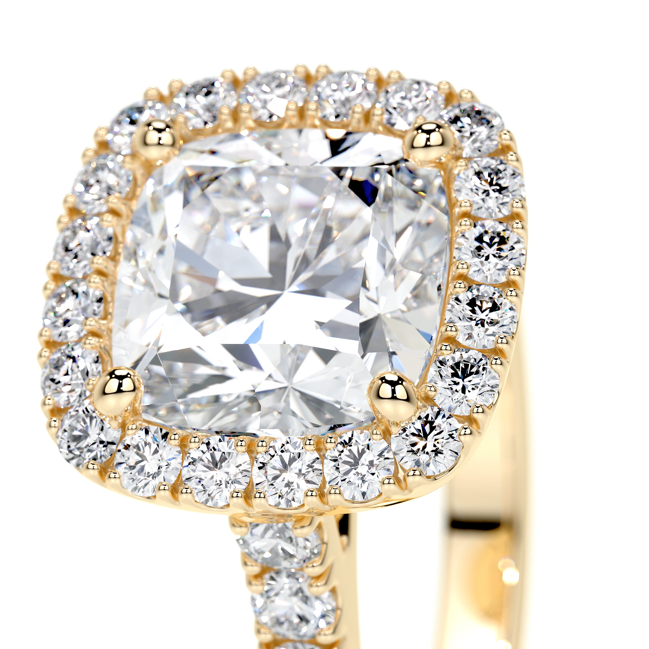 Celeste Lab Grown Diamond Ring -18K Yellow Gold