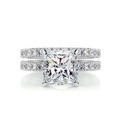Blair Moissanite & Diamonds Bridal Set -Platinum
