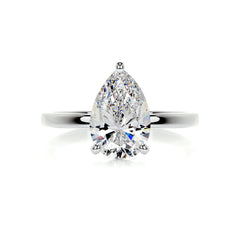 Jessica Moissanite Ring -14K White Gold