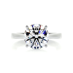Kate Moissanite Ring -14K White Gold