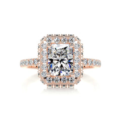Lana Moissanite & Diamond Ring -14K Rose Gold