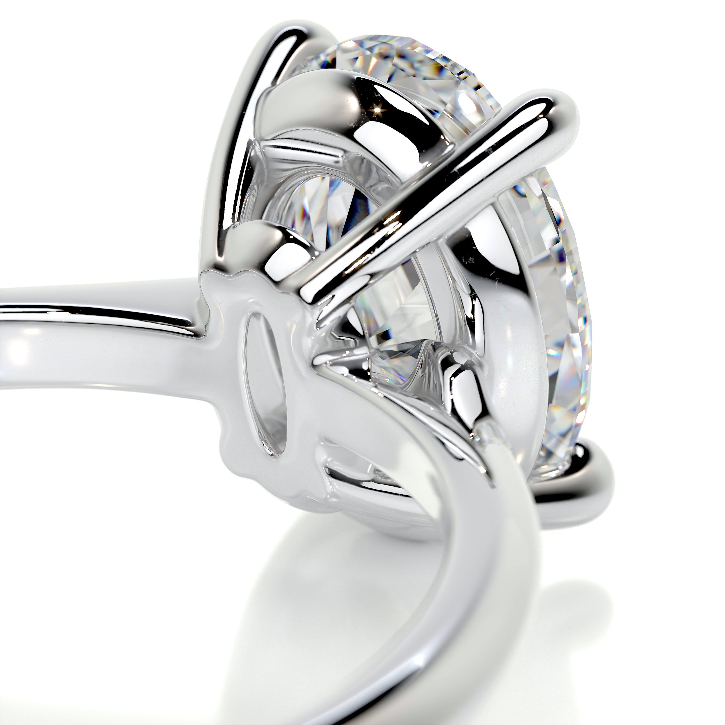 Julia Moissanite Ring   (2.15 Carat) -Platinum
