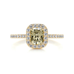 Cora Diamond Engagement Ring -18K Yellow Gold