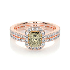 Cora Lab Grown Diamond Bridal Set -14K Rose Gold