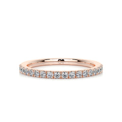 Stephanie Diamond Wedding Ring (0.3 Carat) - 14K Rose Gold