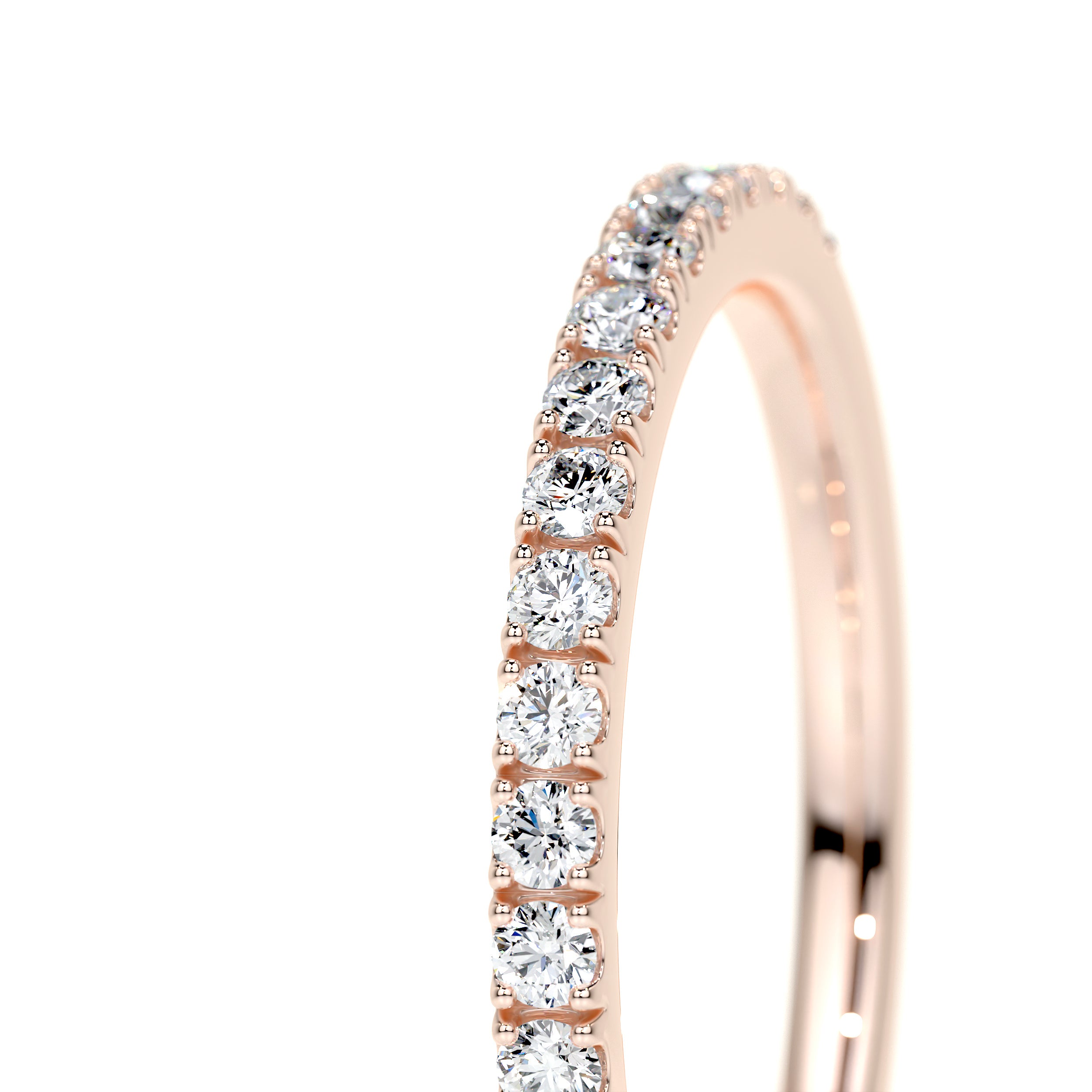 Stephanie Lab Grown Diamond Wedding Ring   (0.3 Carat) - 14K Rose Gold