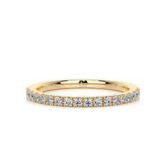 Stephanie Diamond Wedding Ring (0.3 Carat) - 18K Yellow Gold