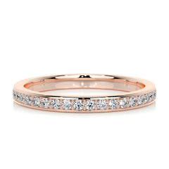 Giselle Diamond Wedding Ring (0.2 Carat) -14K Rose Gold