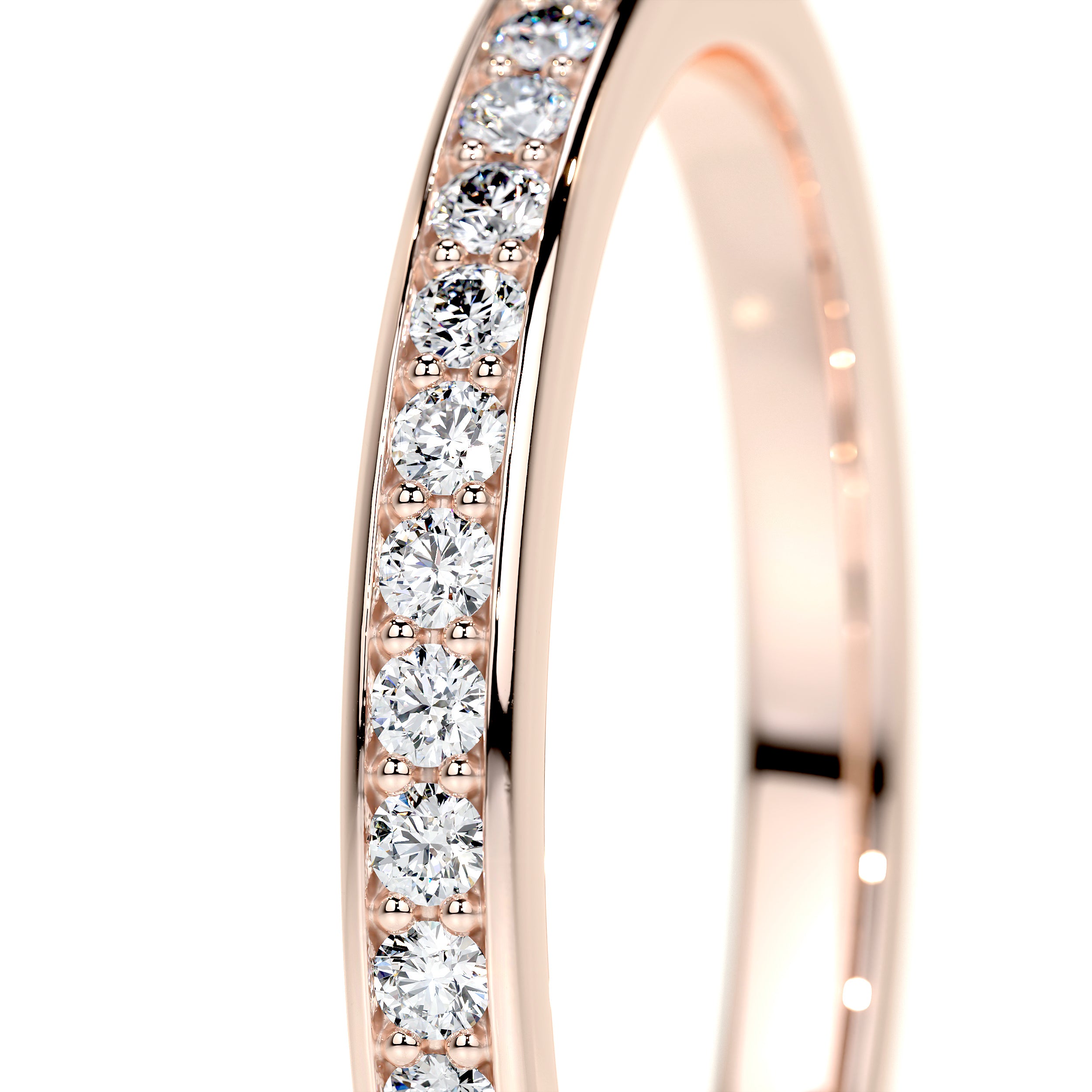 Giselle Lab Grown Diamond Wedding Ring   (0.2 Carat) -14K Rose Gold