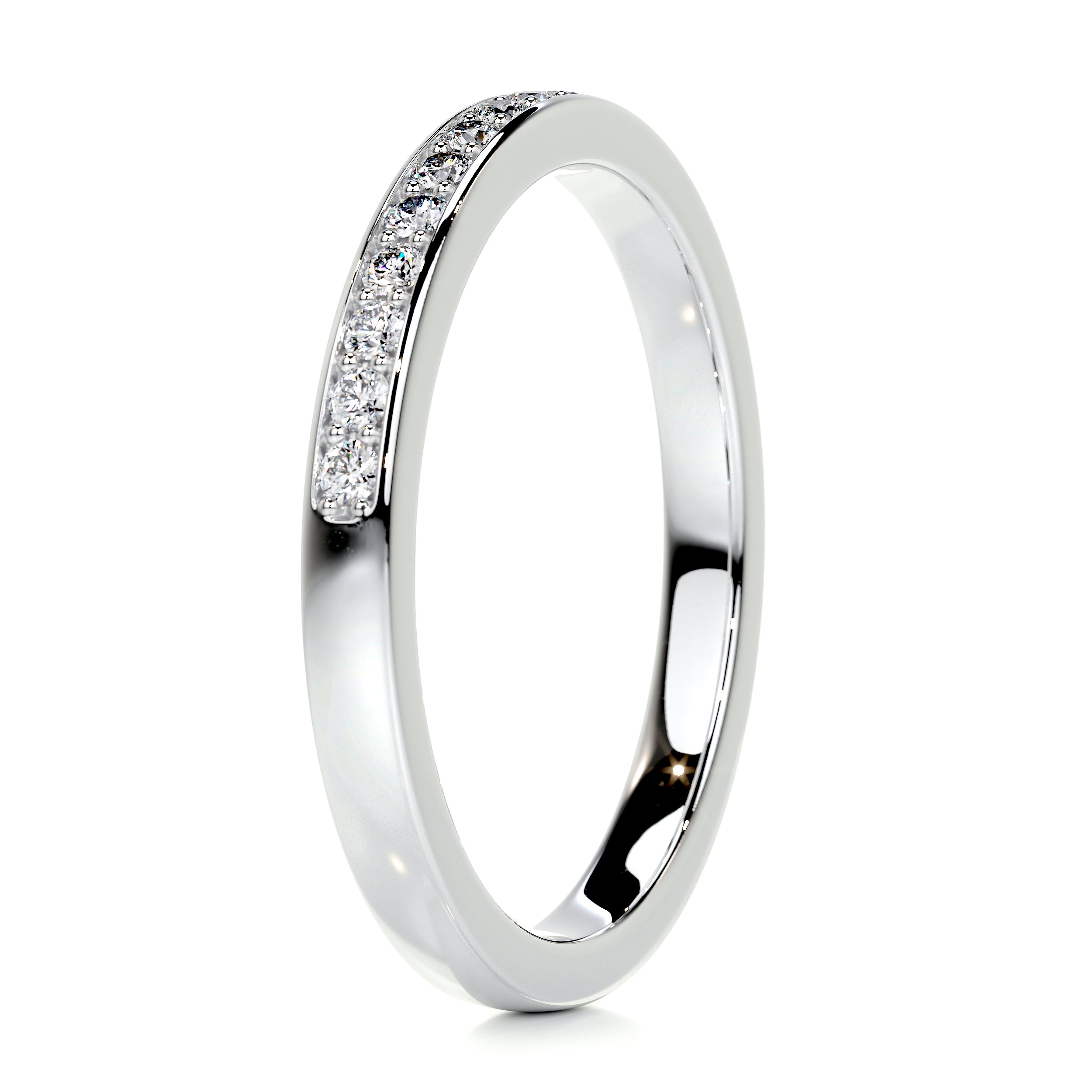 Giselle Diamond Wedding Ring (0.2 Carat) -14K White Gold