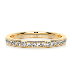Giselle Diamond Wedding Ring (0.2 Carat) -18K Yellow Gold
