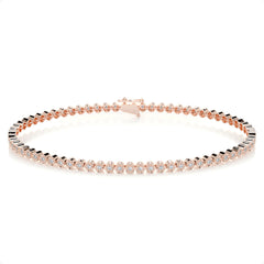 Ingrid Tennis Diamond Bracelet (0.75 Carat) -14K Rose Gold