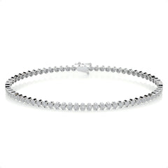 Ingrid Tennis Diamond Bracelet (0.75 Carat) -14K White Gold