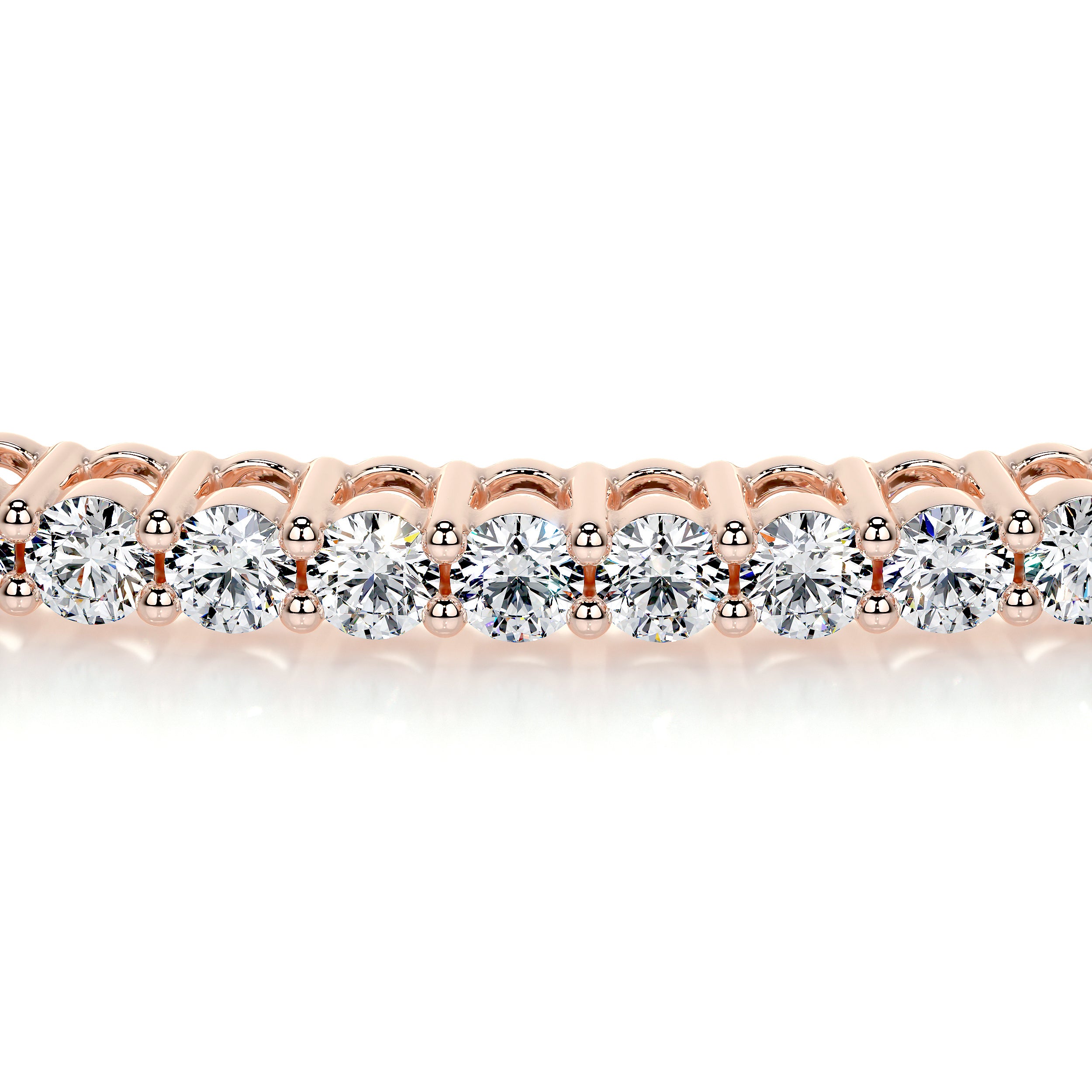 Karla Bangle Lab Grown Diamond Bracelet   (1.6 Carat) -14K Rose Gold
