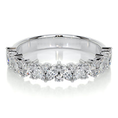 Regina Lab Grown Diamond Wedding Ring (0.85 Carat) -14K White Gold