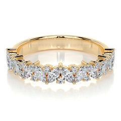 Regina Lab Grown Diamond Wedding Ring (0.85 Carat) -18K Yellow Gold
