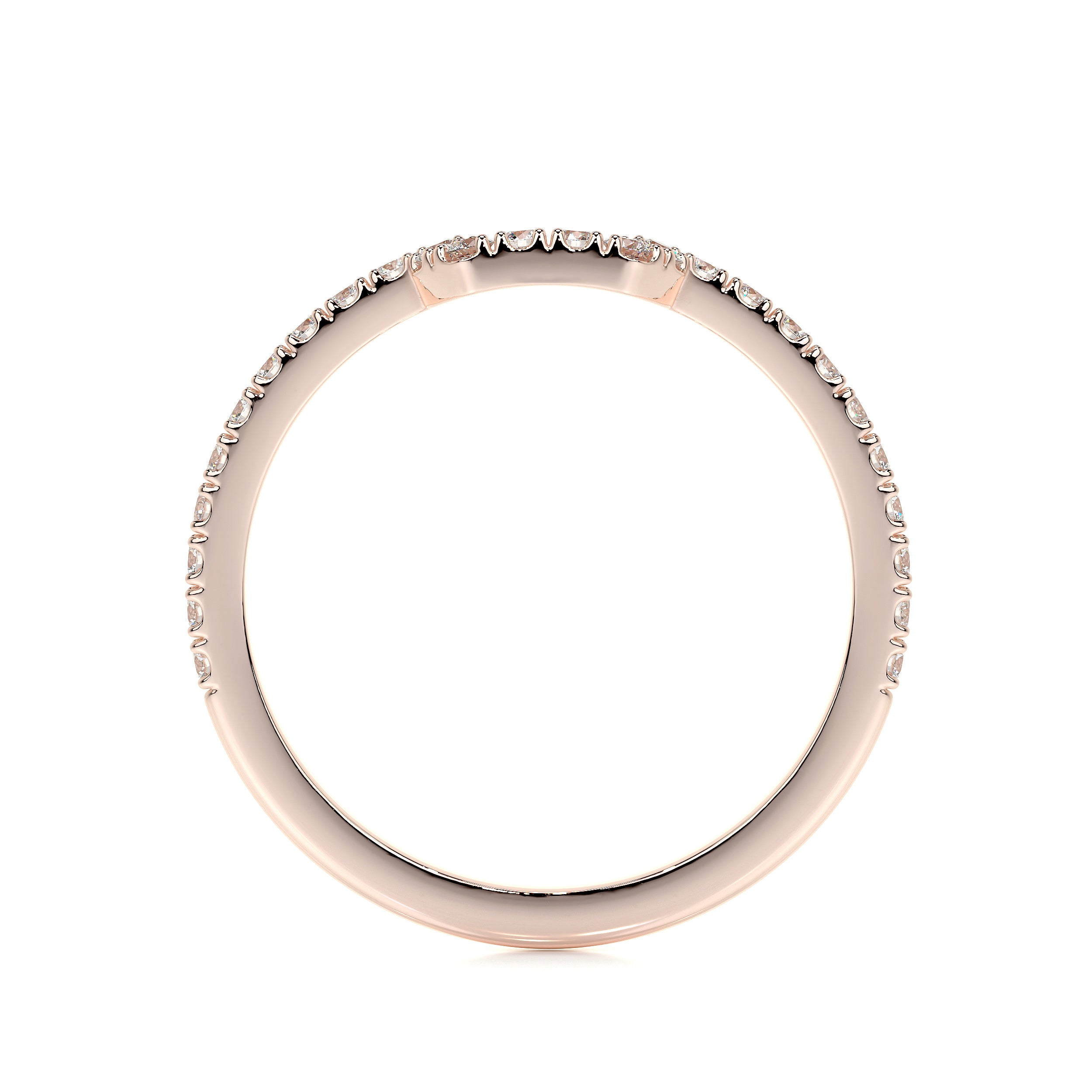 Luna Lab Grown Diamond Wedding Ring   (0.30 Carat) -14K Rose Gold