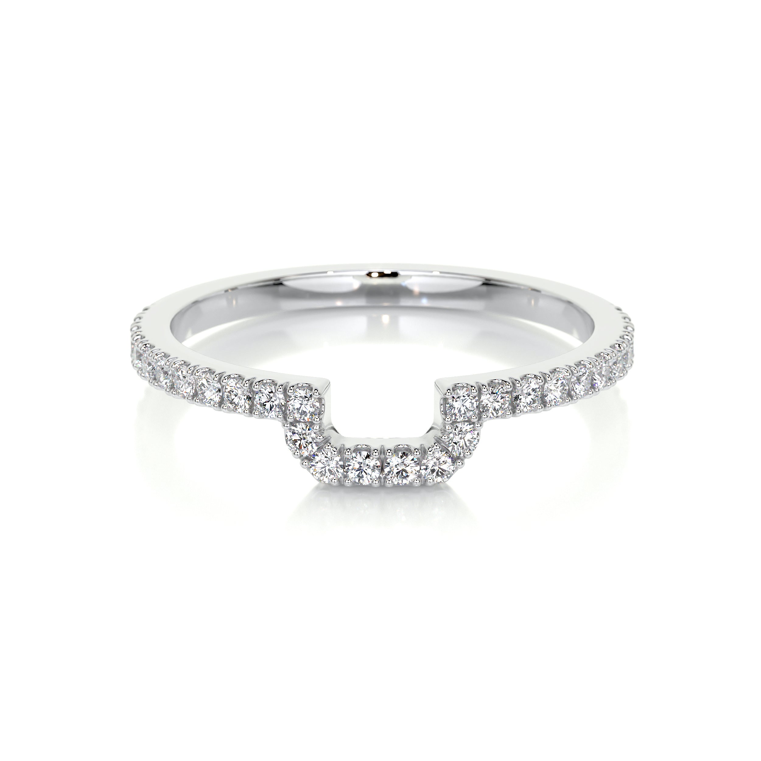 Luna Lab Grown Diamond Wedding Ring   (0.30 Carat) -14K White Gold