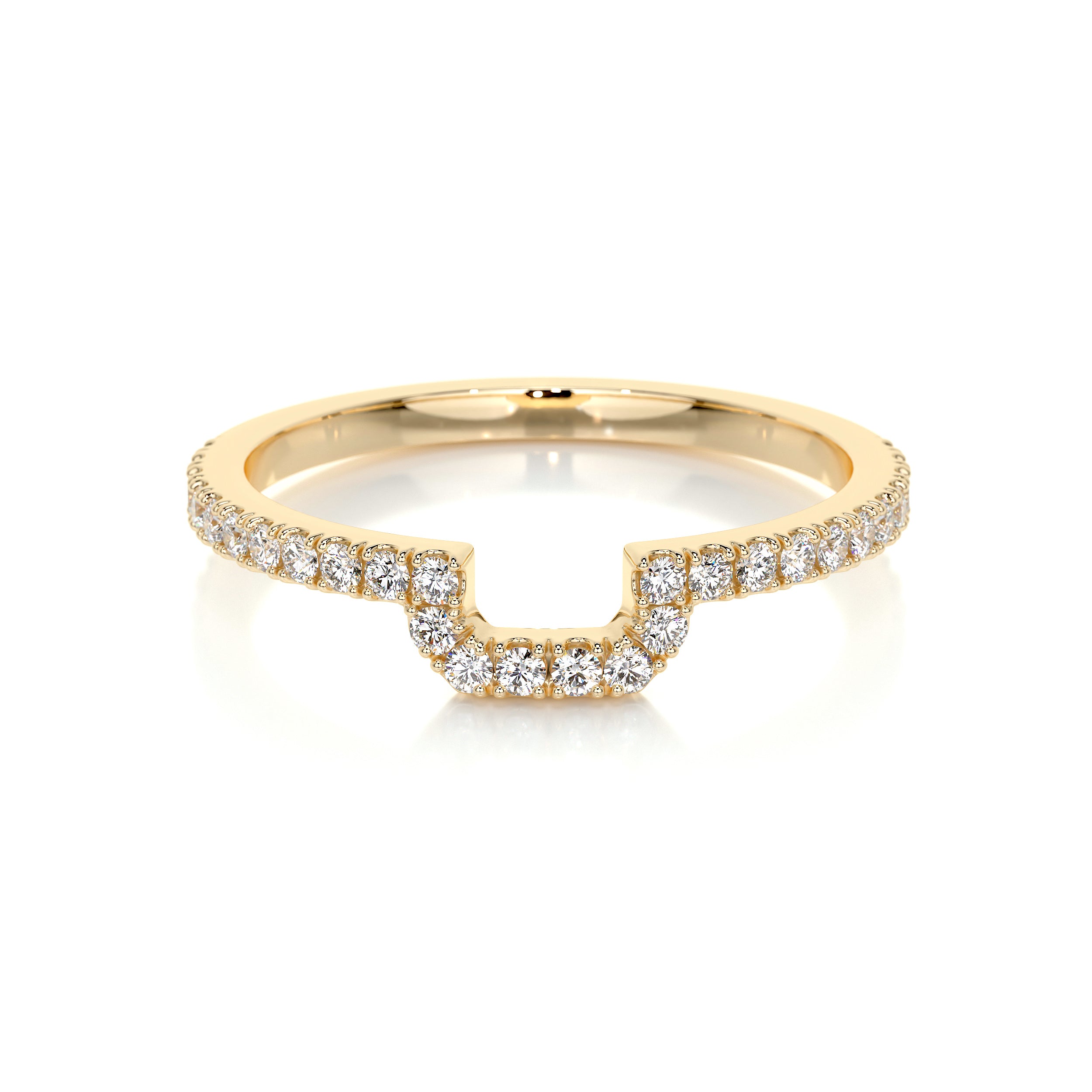 Luna Lab Grown Diamond Wedding Ring   (0.30 Carat) -18K Yellow Gold