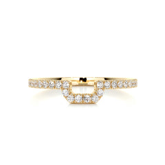 Luna Diamond Wedding Ring (0.30 Carat) -18K Yellow Gold