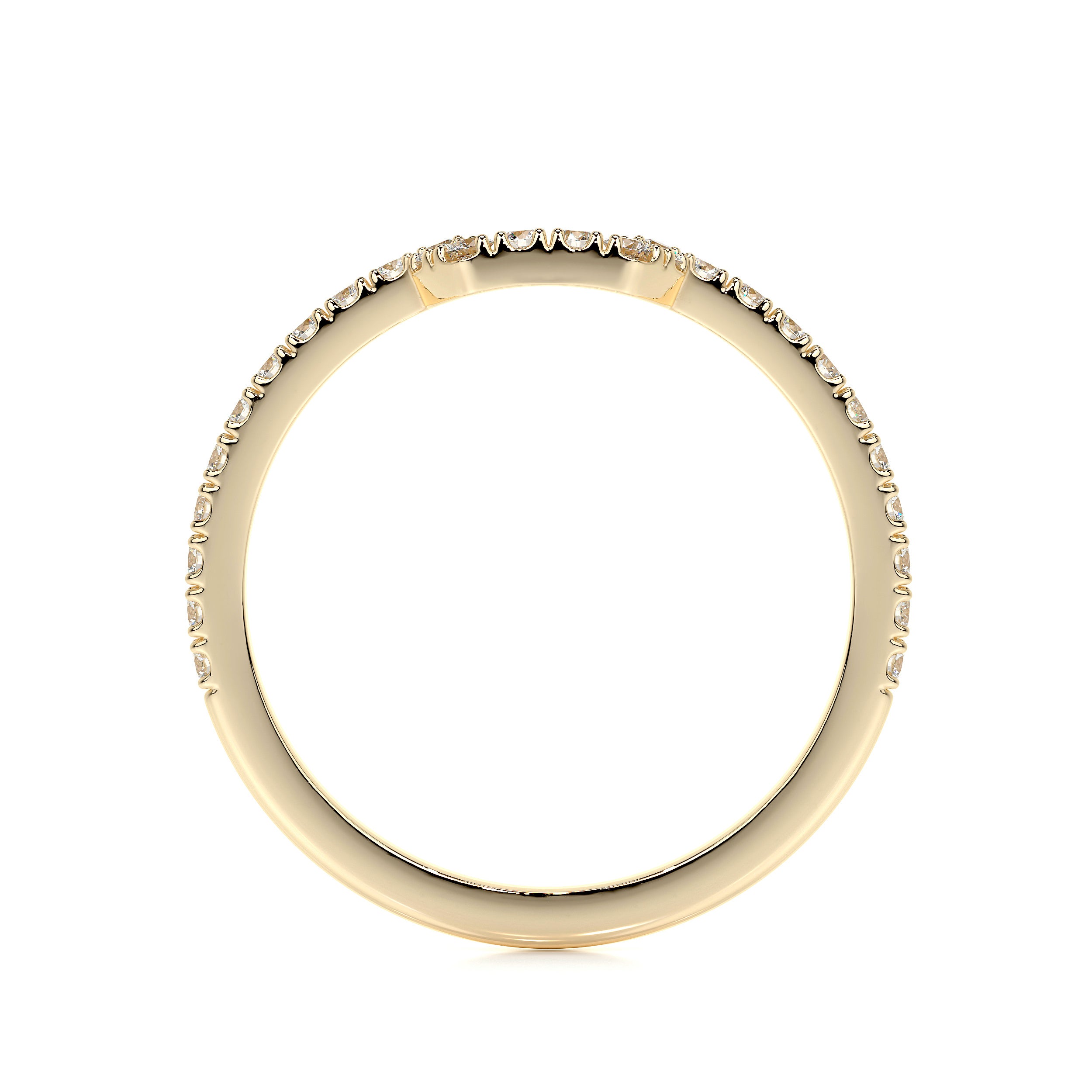 Luna Lab Grown Diamond Wedding Ring   (0.30 Carat) -18K Yellow Gold