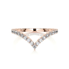 Dawn Lab Grown Diamond Wedding Ring (0.50 Carat) -14K Rose Gold