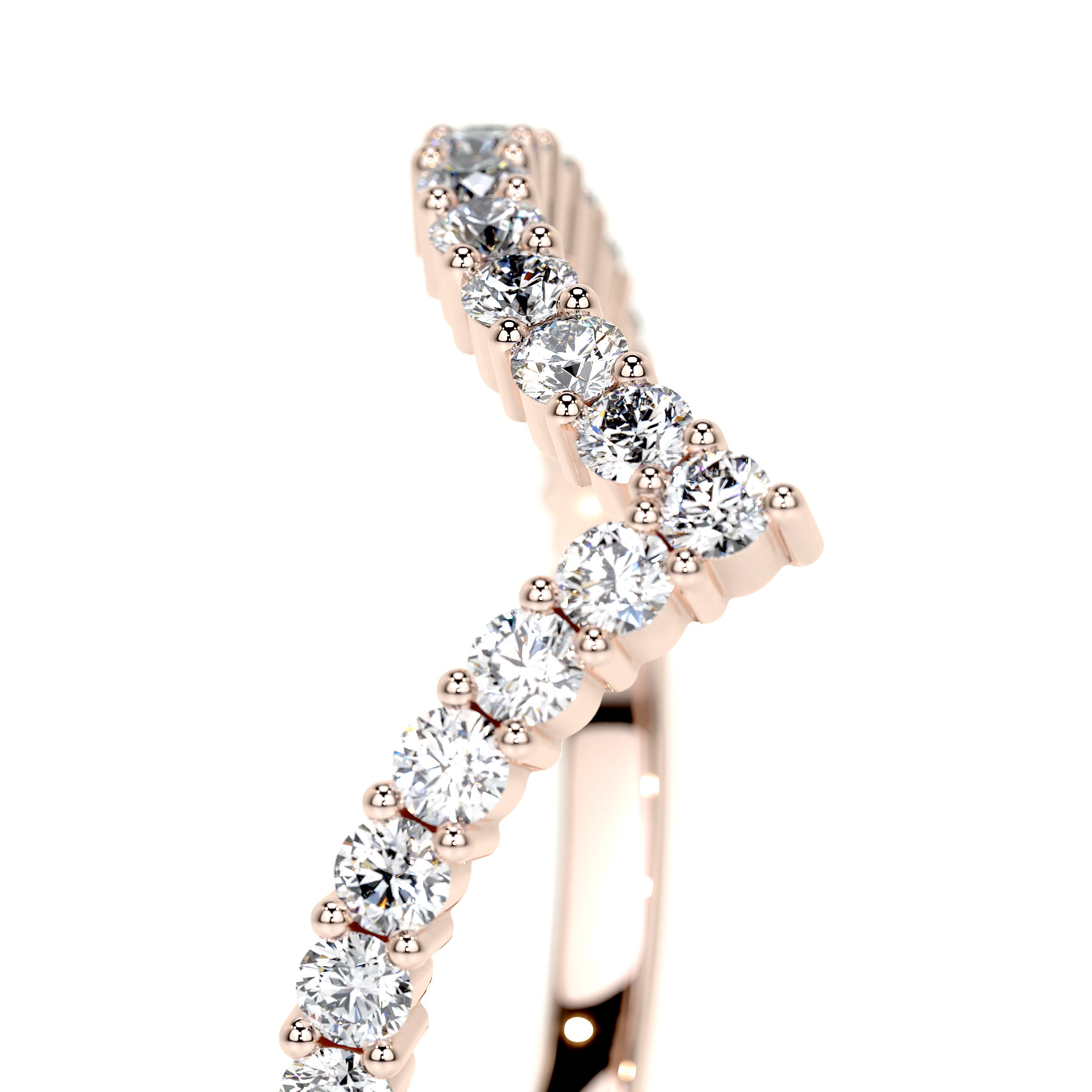 Dawn Lab Grown Diamond Wedding Ring   (0.50 Carat) -14K Rose Gold