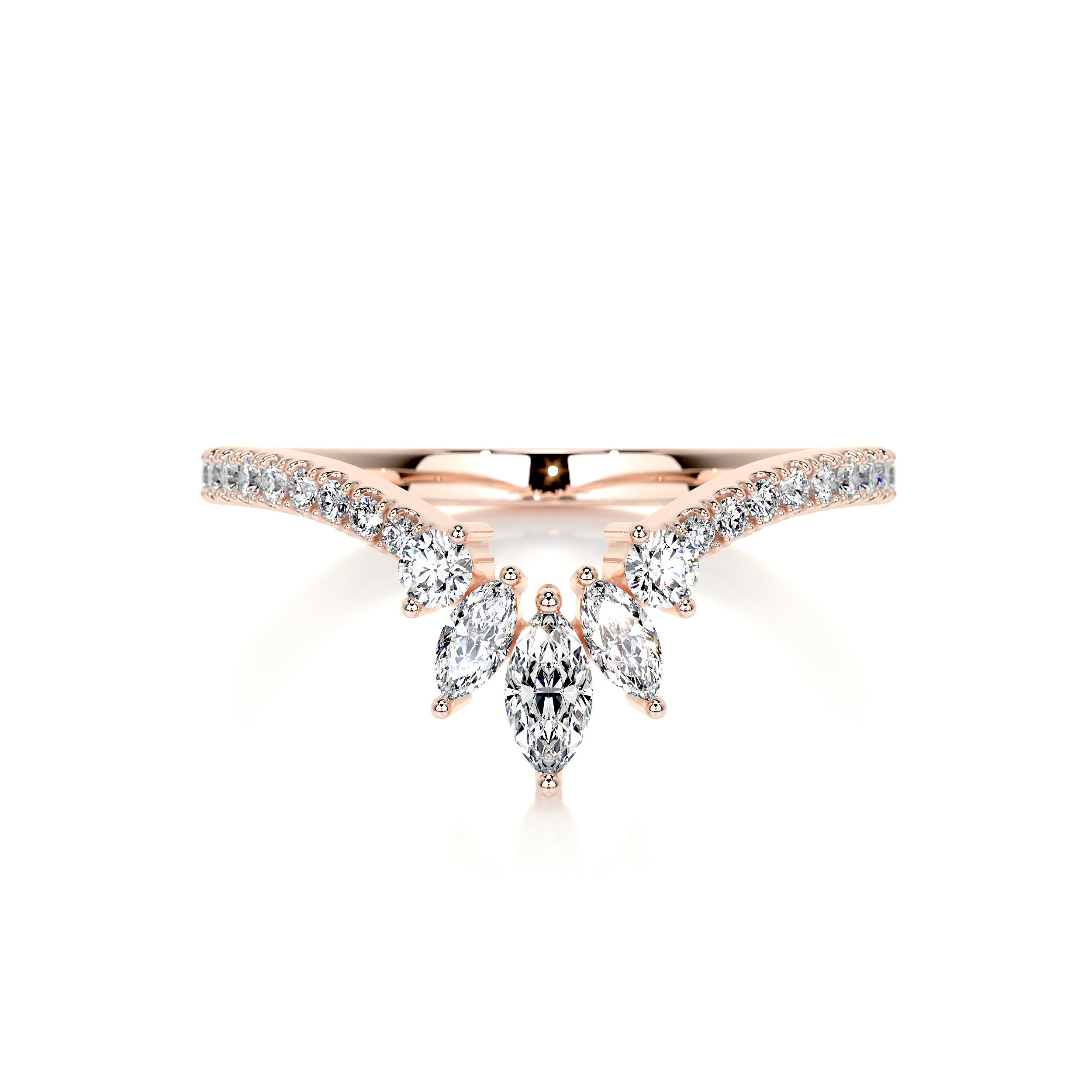 Lauren Lab Grown Diamond Wedding Ring   (0.30 Carat) -14K Rose Gold