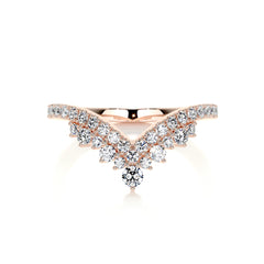 Mia Lab Grown Diamond Wedding Ring (0.50 Carat) -14K Rose Gold