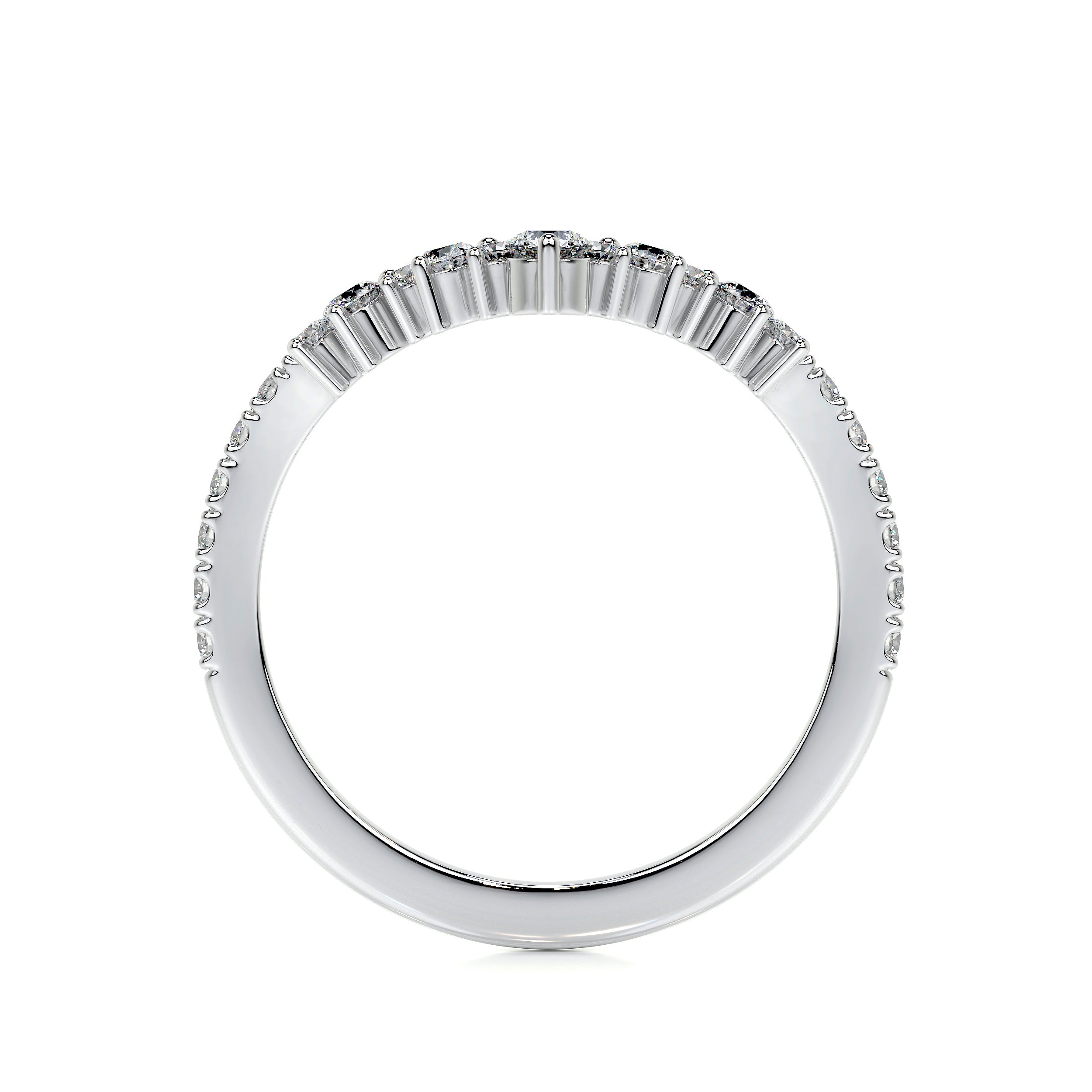 Mia Lab Grown Diamond Wedding Ring   (0.50 Carat) -18K White Gold