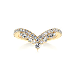 Mia Diamond Wedding Ring (0.50 Carat) -18K Yellow Gold