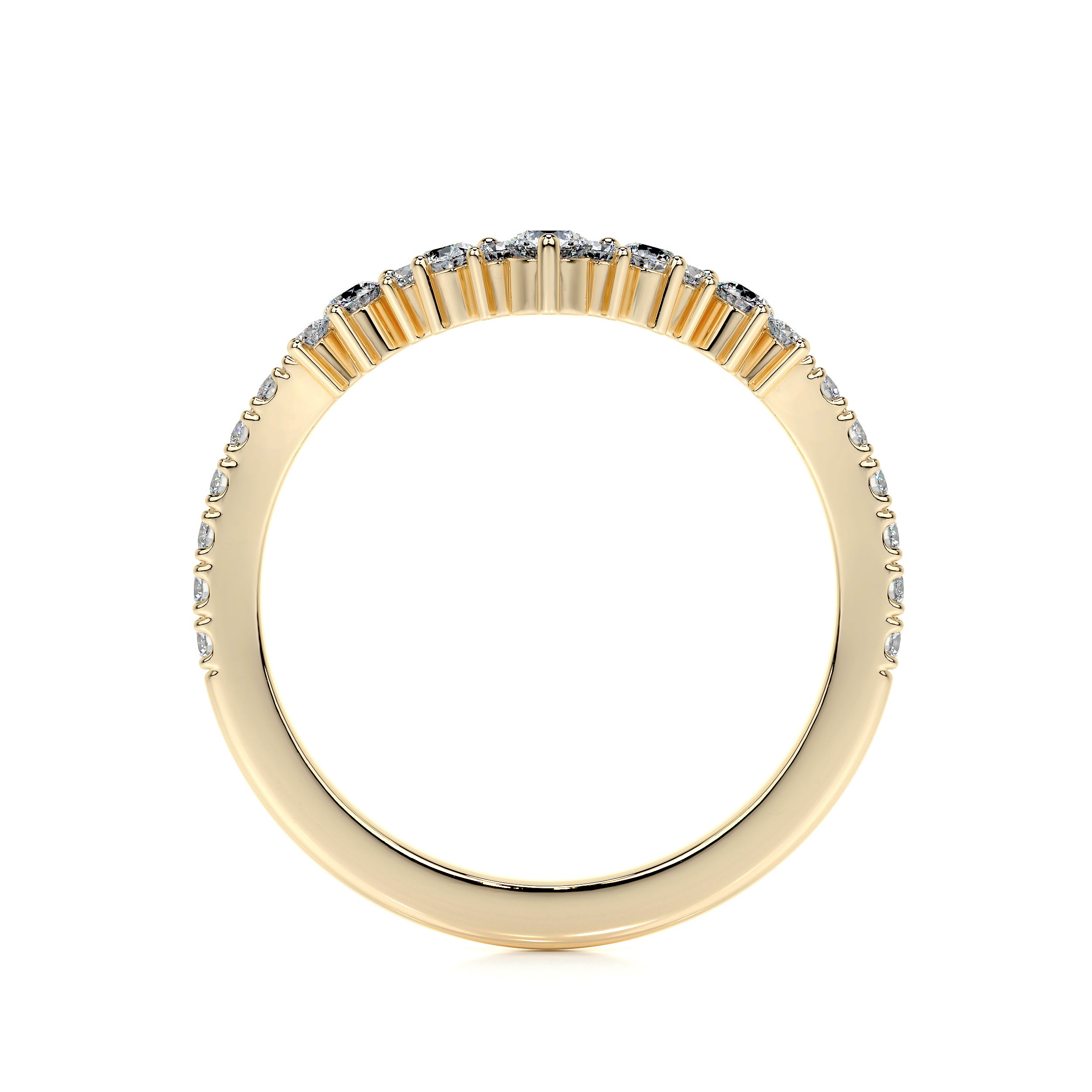 Mia Lab Grown Diamond Wedding Ring   (0.50 Carat) -18K Yellow Gold