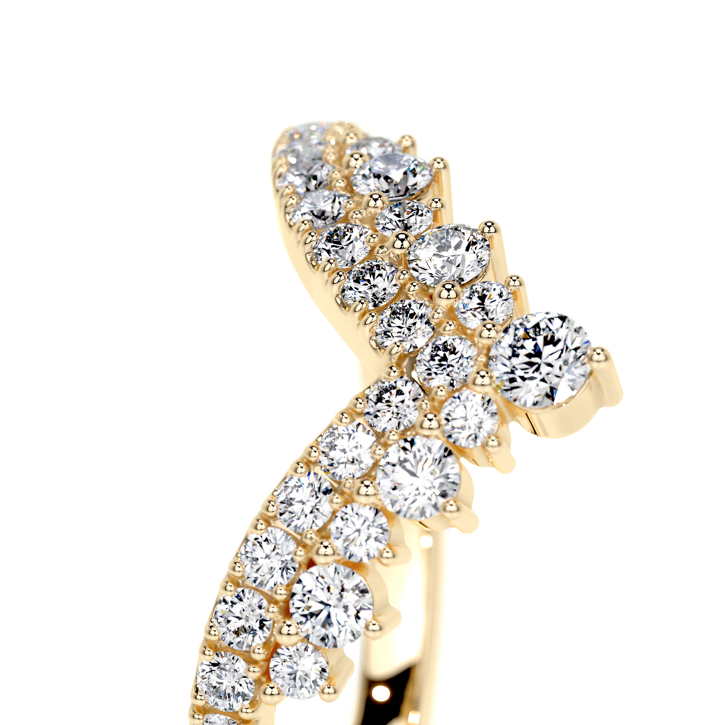 Mia Lab Grown Diamond Wedding Ring   (0.50 Carat) -18K Yellow Gold