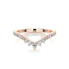 Mia Lab Grown Diamond Wedding Ring (0.35 Carat) -14K Rose Gold