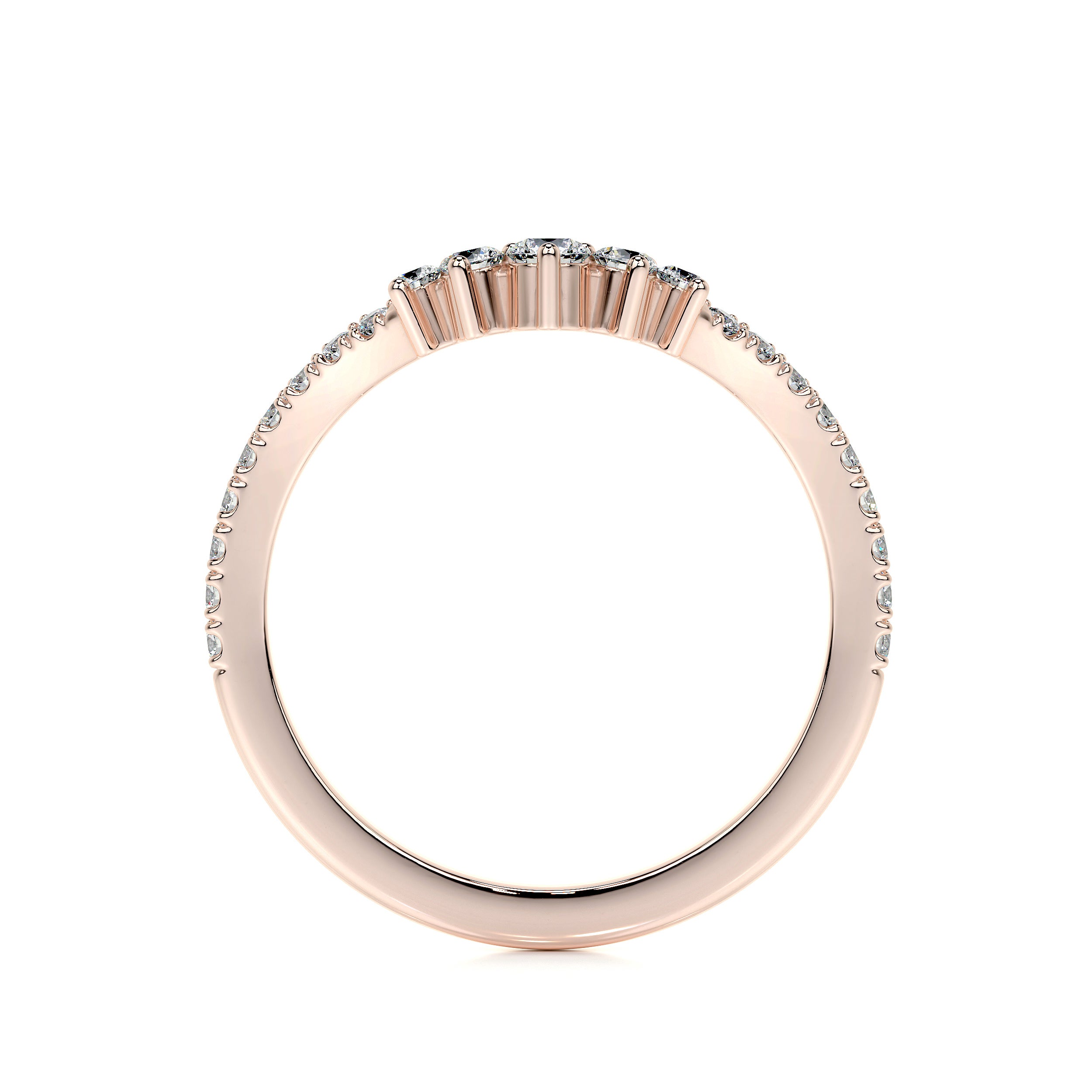 Mia Lab Grown Diamond Wedding Ring   (0.35 Carat) -14K Rose Gold
