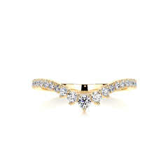 Mia Diamond Wedding Ring (0.35 Carat) -18K Yellow Gold