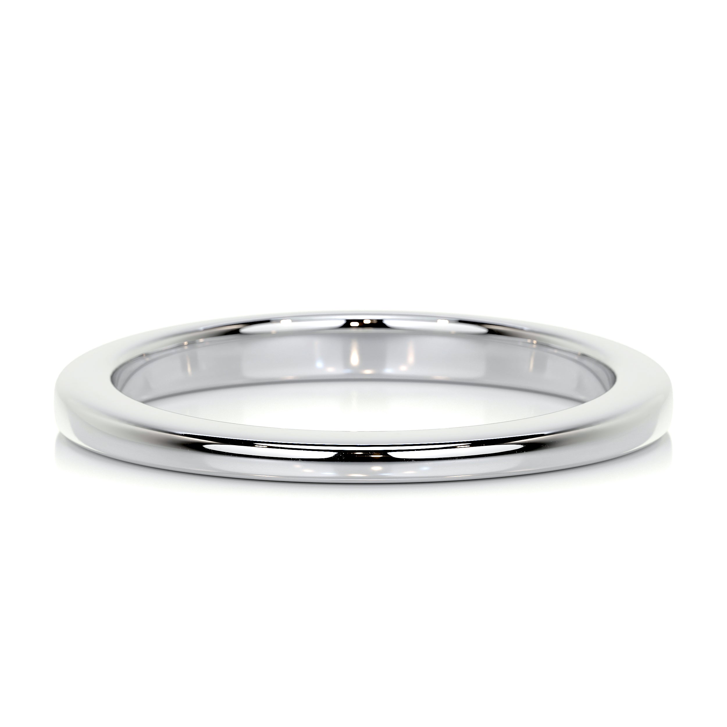 Modern Men's Ring in White Gold | KLENOTA