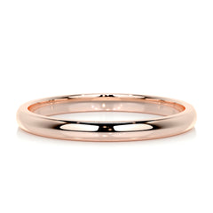 Jessi Men's Wedding Band -14K Rose Gold