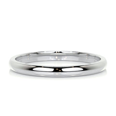 Jessi Men's Wedding Band -Platinum