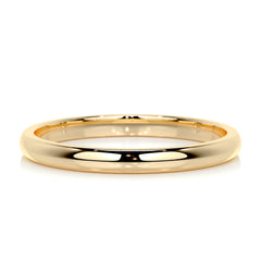 Jessi Men's Wedding Band -18K Yellow Gold