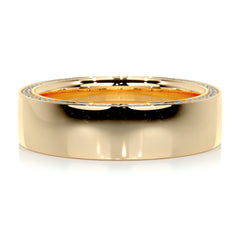 Greg Men's Diamond Wedding Band (0.50 Carat) -18K Yellow Gold