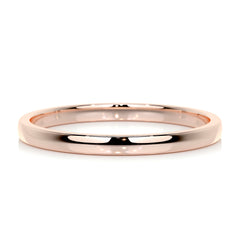 Jack Men's Wedding Band -14K Rose Gold